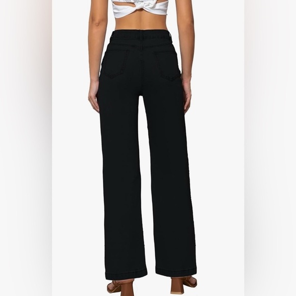 Classic Black Women's Mid-Rise Jeans - Picture 4 of 7